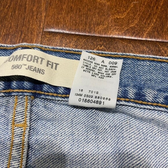 Levi's 560 Loose Fit Relaxed Baggy 2003 Vintage Denim Jeans Men's Size 48 x 30 - Picture 8 of 9